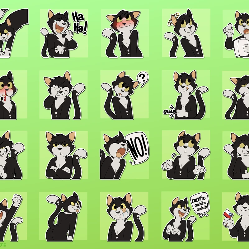 Sticker Set by CinnamonSpots